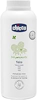 Chicco Baby Moments Talcum Powder 150g - Natural Rice Starch for Rash-Free, Breathable Baby Skin Protection