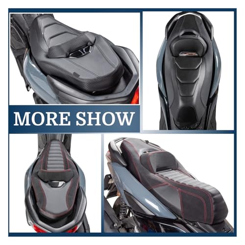 Housse de selle moto NMAX contre le mal de dos avec coussin ergonomique - 6