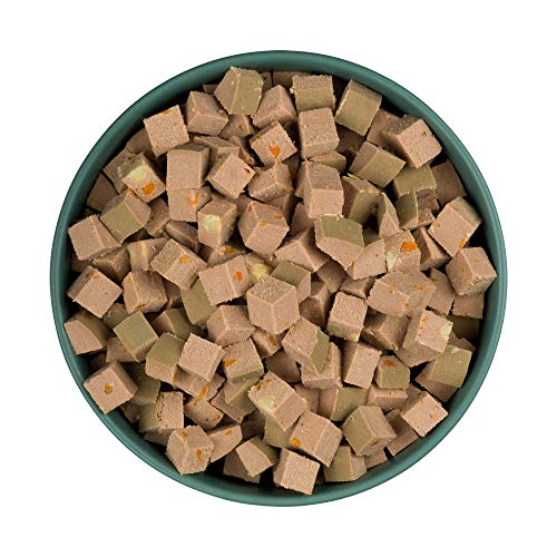 PURBELLO Hunde-Rolle Huhn mit Möhren & Erbsen - Monoprotein Hundefutter mit hohem Fleischanteil - Nassfutter für Hunde - Hundewurst schnittfest & getreidefrei - 8 x 200 g