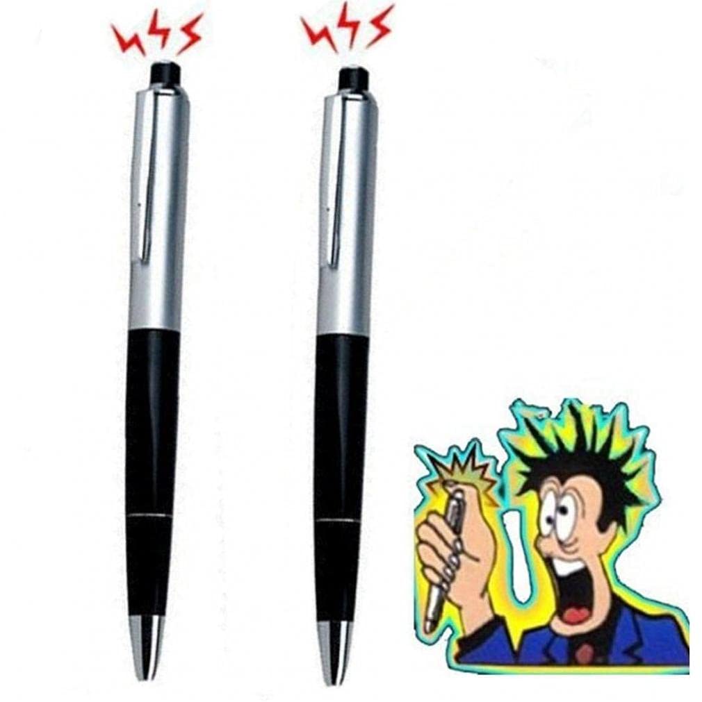 Stylo Farceur Électrique – Lot De 2, Choc Inoffensif, Blague Entre Potes, Petit Cadeau Rigolo