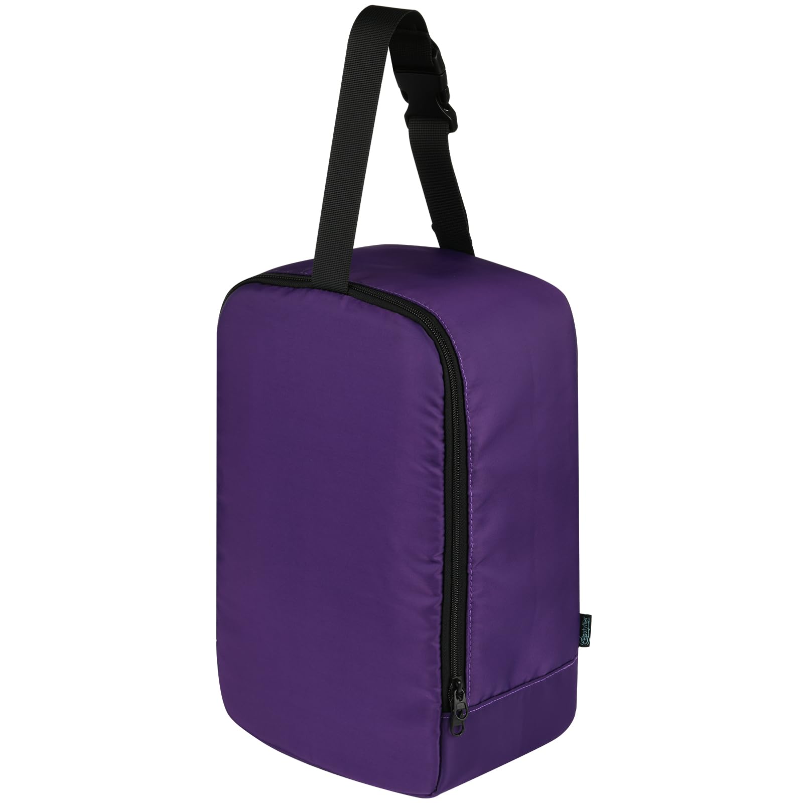 Beautyflier Travel Steam Iron Bag for Conair Handheld Garment Steamer, Portable Handheld Design Steamer Carrying Case Holder Iron Case Organizer with Hanging Buckle Strap, Bag Only (Purple)