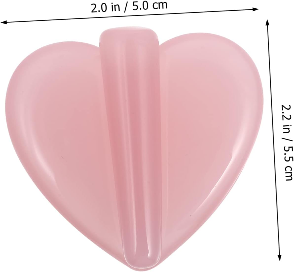 jojofuny Heart-Shaped Nail Art Molds Bending Frame Mold for DIY Nail Design for Beginners and Professionals for Home Salon Use