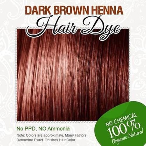 Buy Dark Brown Henna Hair Dye 100 Organic and Chemical free Henna for Hair Color Henna hair