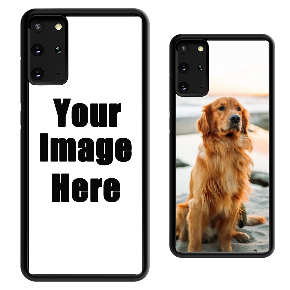 TnXee Case Compatible with Samsung Galaxy S20 Customized Image Hard Cover,Four Corners Shock Absorption Nonslip Soft TPU Frame Customized Personalized Image Photo Text Picture DIY Design-Customize Now
