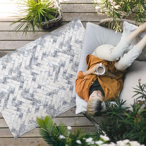 Tapis de sol vinyle imperméable et résistant décoloration 80x120cm - 3