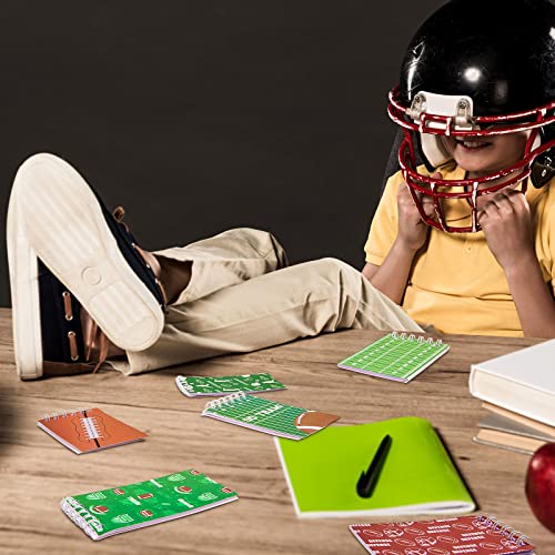 Gueevin 24 Pack American Football Mini Notepads Mini Notebooks For Kids Spiral Football Sports Party Favors Small Kids Notepads Journals For Teens Teacher Birthday Party Classroom Reward Supply #TOP5