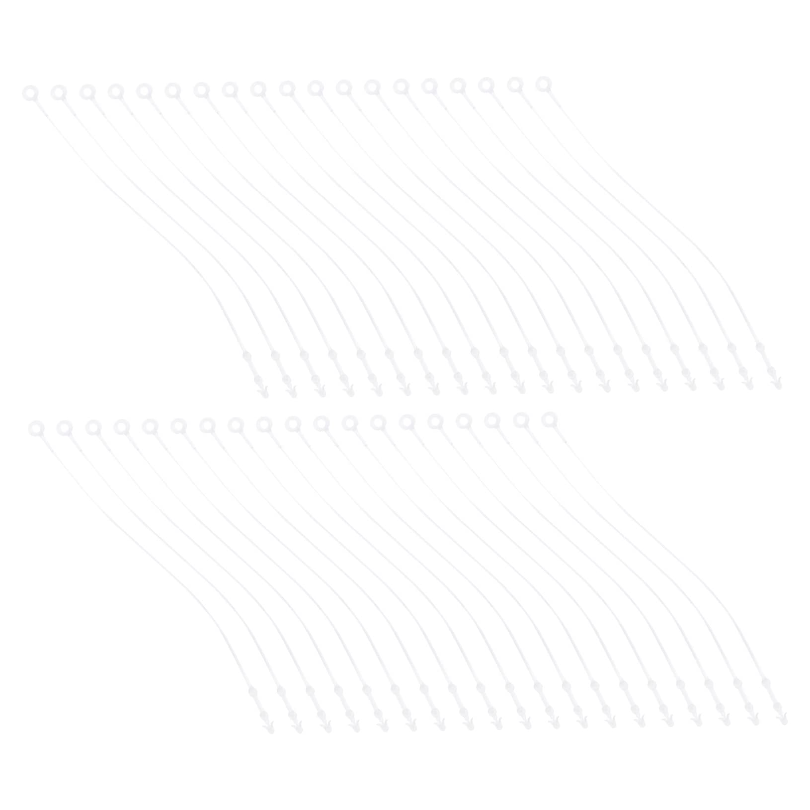 OUNONA Hanging Fasteners Set 5000pcs Round Fastener for Tags Round Head Tag Cord for Apparel