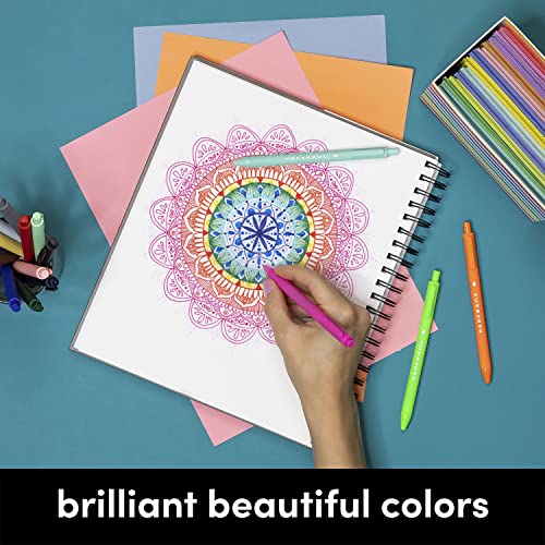 Paperage Gel Pen With Retractable Extra Fine Point (0.5Mm), 20 Colored Pen Set For Bullet Style Journals, Notebooks, Planners, Calendars, Notes & Drawing, Use At Home, Office, School, Crafts #TOP5