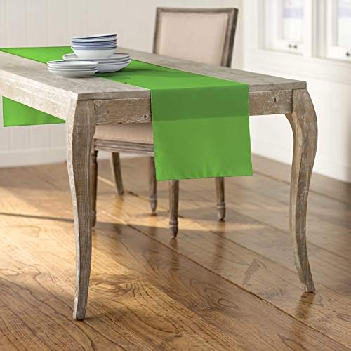 LA Linen Polyester Poplin Table Runner 14 by 108-Inch, Teal Dark, 35.56 x 274.3 x 0.04 cm