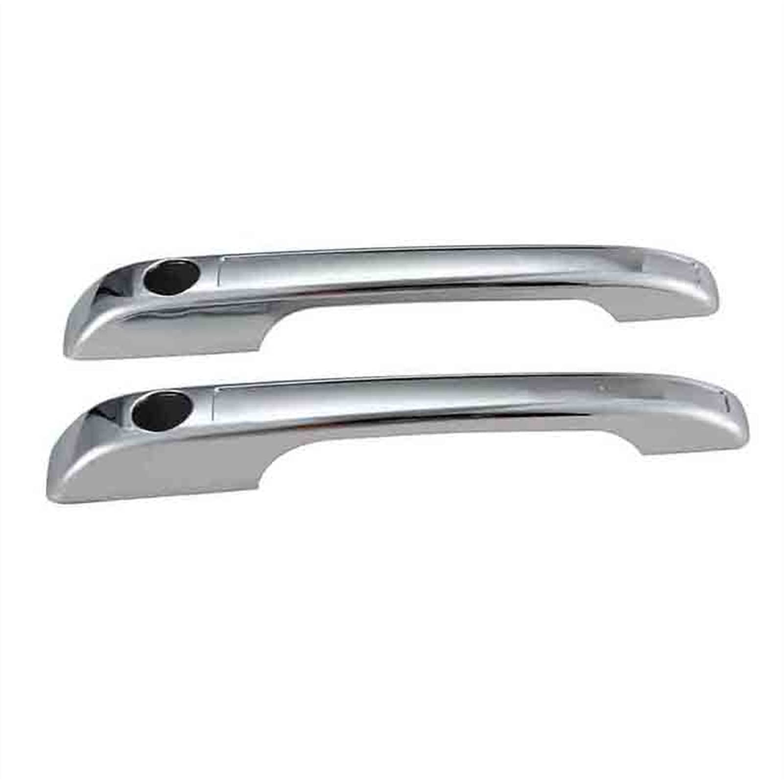 Qwqthgs 1 Car Exterior Door Handle Cap For Mk Mk2 Chrome Exterior Accessories Door Handles Cover Set Handle Trim(1)