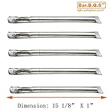Bar.b.q.s Replacement Stainless Steel Burner GB631 (5-pack) for Grill Chef, Kenmore Sears, K Mart, Lowes Model Grills