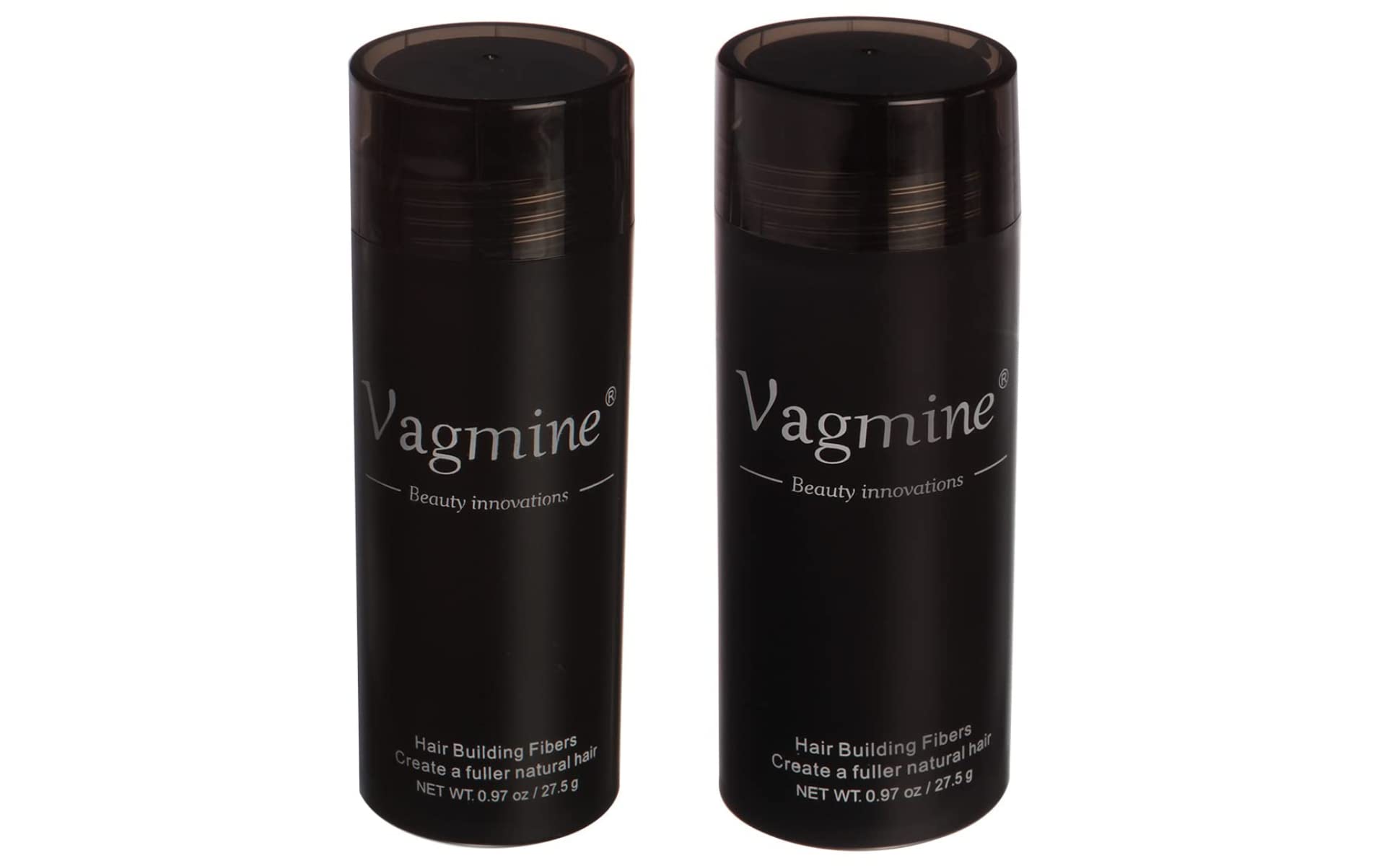 VAGMINE Combo Pack of Hair Fiber for Men & Women Dark Brown & Black 27.5gms EACH-image-25