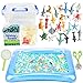 Produktbild INSANYJ Wasserperlen für Kinder, 50000Pcs Biologisch Abbaubare Water Beads mit 24 Meerestier und Aufblasbarer Wassermatte, Wasserkugeln für Kinder Sensorisches Spielzeug Vase Füllstoff