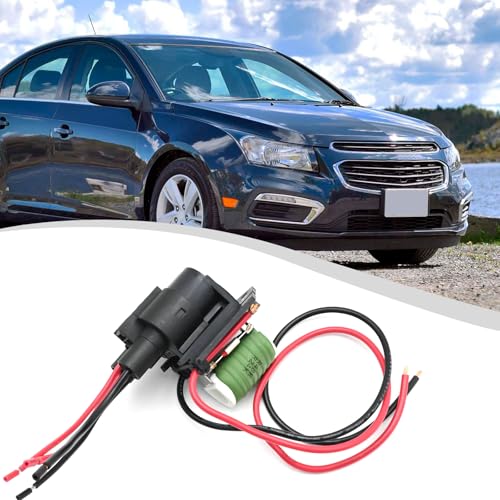 Image of Hoypeyfiy 13427160 Fan Blower Motor Resistor with Plugs Connector, Replacement for Chevrolet Cruze 1.4L 1.8L 2.0L, Replacement for Buick Verano 2.4L, Replaces 13427161, 13360890, 13289627