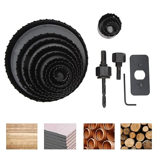 Tyenaza 16 piezas kit brocas para yeso miniatura 4