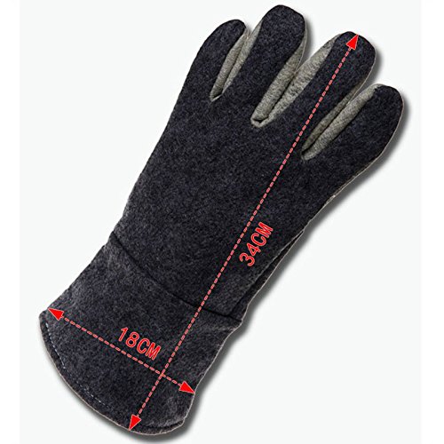 hitzebeständige handschuhe 300 grad GCHOME mit Hoher Temperaturbeständigkeit Feuerschutzhandschuhe Feuerfeste Handschuhe Garten size_small_sale Size:7 S Febbya Stickgarn Aufbewahrung Card,200