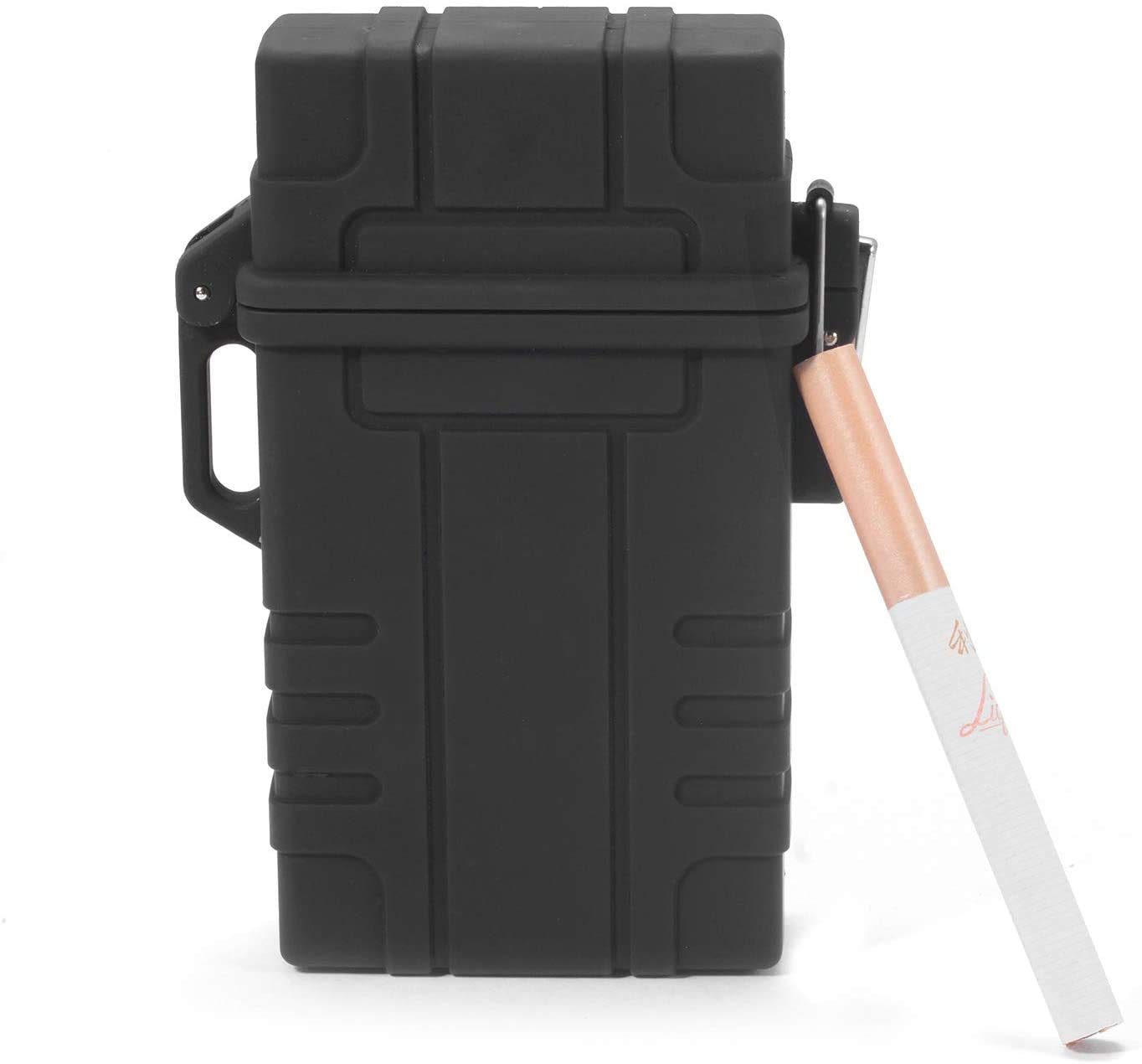 airtight cigarette case Amazon.com: Skywin Waterproof Cigarette Case with Lighter - Airtight  Cigarette Holder with Rechargeable Lighter
