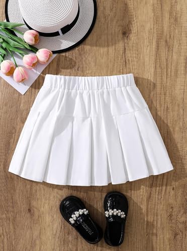 Image of Girls Pleated Skirts Cute Summer Graphic Casual Mini Tennis Skirts