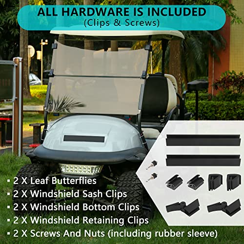 10L0L Foldable Windshield for Club Car Precedent #TOP15