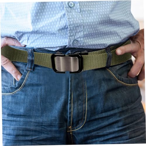 Nylon Automatic Buckle Belt for Men Breathable Casual Waistband for Jeans Lightweight and Versatile Outdoor Belt for and Friends2