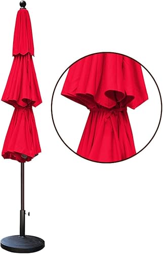 Miniatura 7 de EliteShade Sunumbrella - Sombrilla de patio de 11 pies y 3 niveles, para mercado, exteriores, mesa, no se decolora, cilindro automático, con