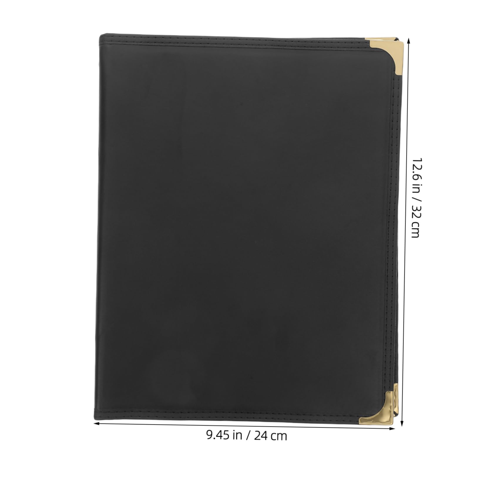 BUGUUYO Menu Covers for Restaurant 3 Faux Leather Menu Folder Book with Sleeves