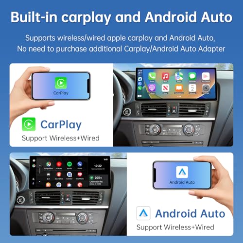 Pantalla Road Top 12.3" Carplay para BMW X3 X4 F25 miniatura 2