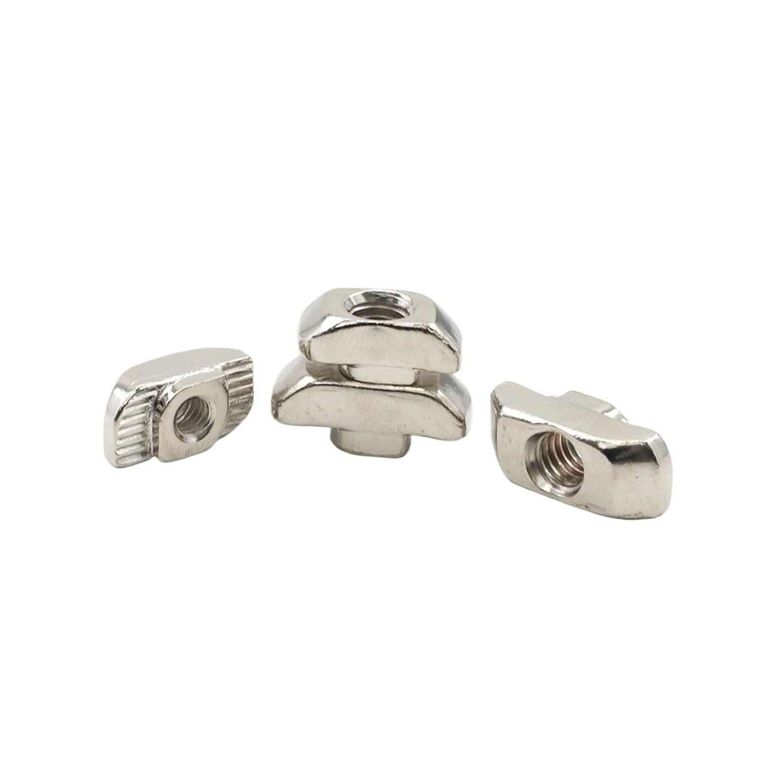 T Slot Spring Nuts, Carbon Steel Hammer Head T Slot Nuts M3-M8 for 2020 3030 4040 Aluminum Profile Pack of 15(M6-40 15pcs)