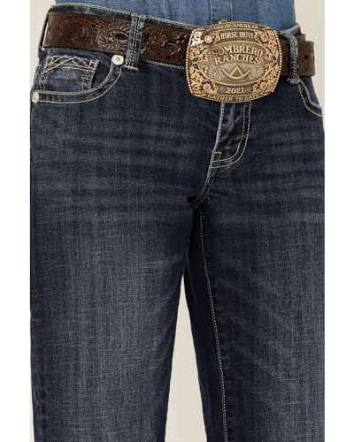 Stetson Women's 214 Trouser Flare Jeans Blue 14 REG2