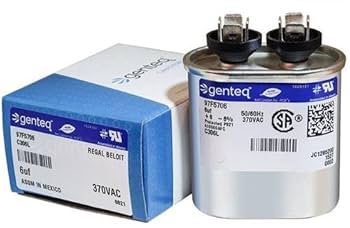 Amazon.com: Genteq 97F5706-6 uf MFD 370 Volt VAC Genteq