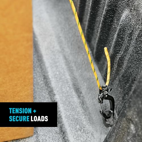 Image of Nite Ize CamJam SlideLock Cord Tightener & 10 ft Paracord - Features Pull-to-Tighten Lock & Quick-Release Lever - 100 lb Working Load Limit - Fits Cord Sizes 2?5mm - Small (Pack of 2)