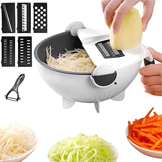 Buy YAGNAM SALES 9 in 1 Chopper Strainer Potato Cutter, Fruit Cutter