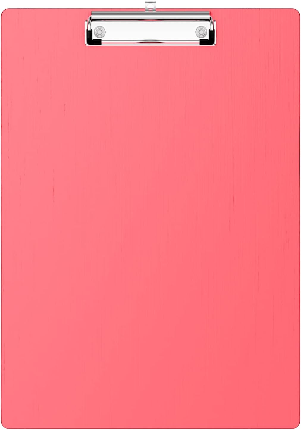 Hongri Aluminum Contractor Clipboard, Red Metal Construction with Low Profile Metal Clip, 12.5 x 9 in, Letter Size, Office Supply & School Supply