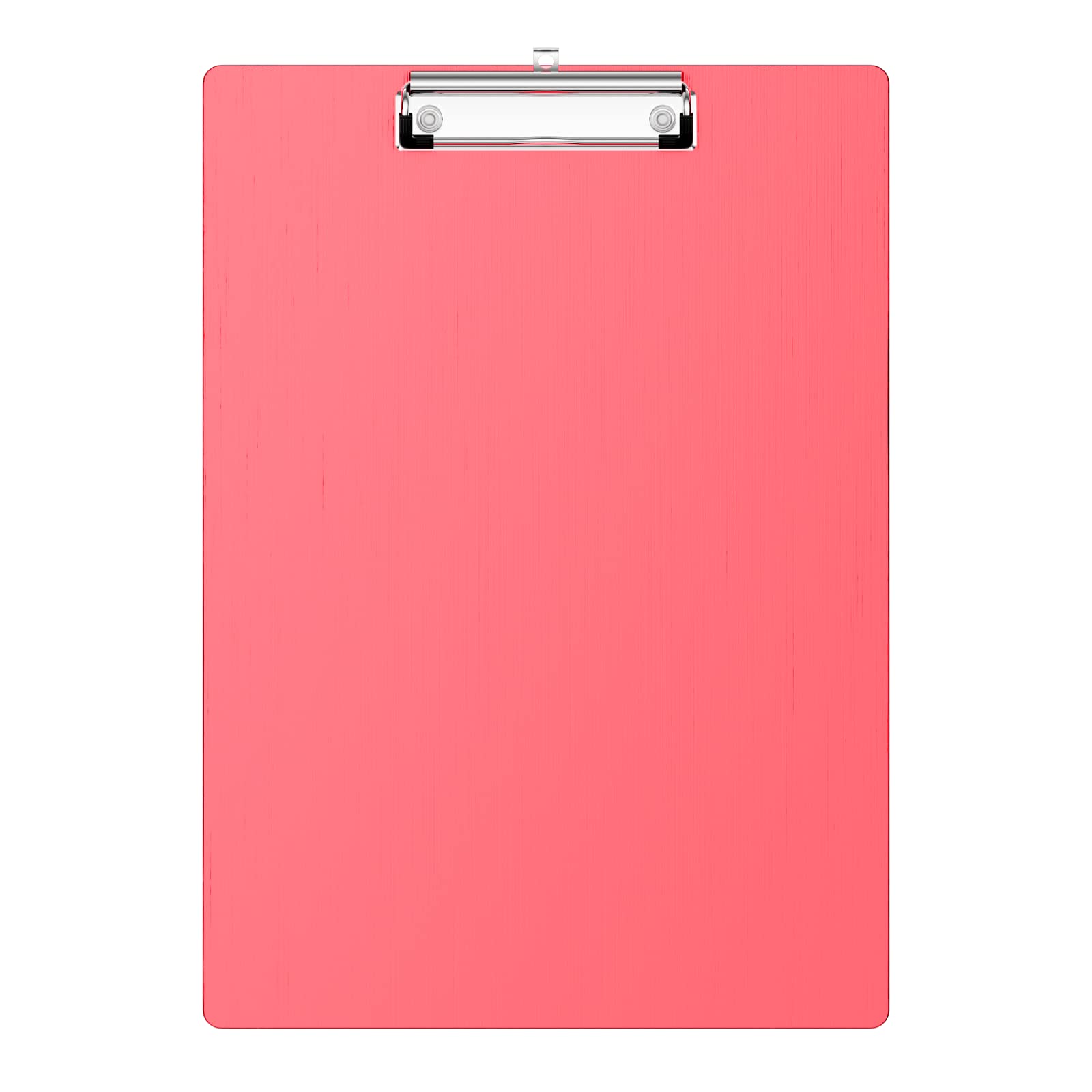 Hongri Aluminum Clipboard, Red Clip Board, Metal Construction Clipboards with Low Profile Metal Clip, 12.5 x 9 Inch Letter Size, Office Supply, Contractor Clipboard.(Red)