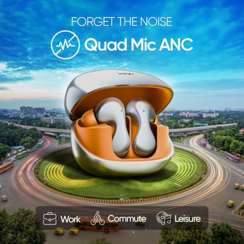 Image of Mivi SuperPods Immersio Pro [New Launch] Quad Mic ANC Earbuds Dolby Audio