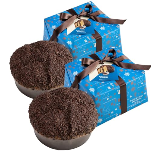 2 piezas de Panettone artesanal de crema CG Chocolate Gourmet