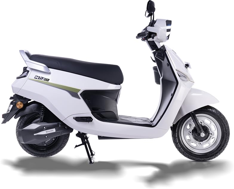 Image of BG C12i Ex Electric Scooter With Charger, Pearl White (Advance Booking for Ex-Showroom)