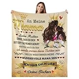 Photo Gallery coperta morbida con scritta "an meine mama nachricht deutsch dank brief decke, regalo personalizzato, extra accogliente e calda, figlia per mamma coperta in flanella regalo Photo Gallery coperta morbida con scritta "an meine mama nachricht deutsch dank brief decke, regalo personalizzato, extra accogliente e calda, figlia per mamma coperta in flanella regalo