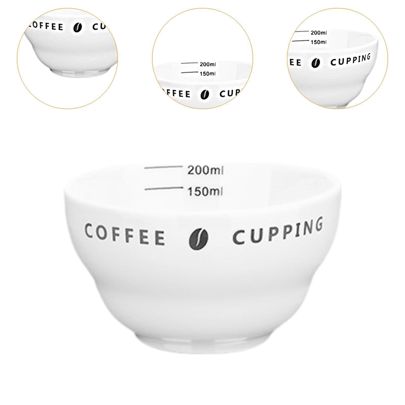 4 Tazzine Da Caffè Espresso, Tazze Da Degustazione, Tazze Dosatrici, Tazze Da Caffè Realizzate in Materiale Spesso per La Degustazione di Caffè in Bar
