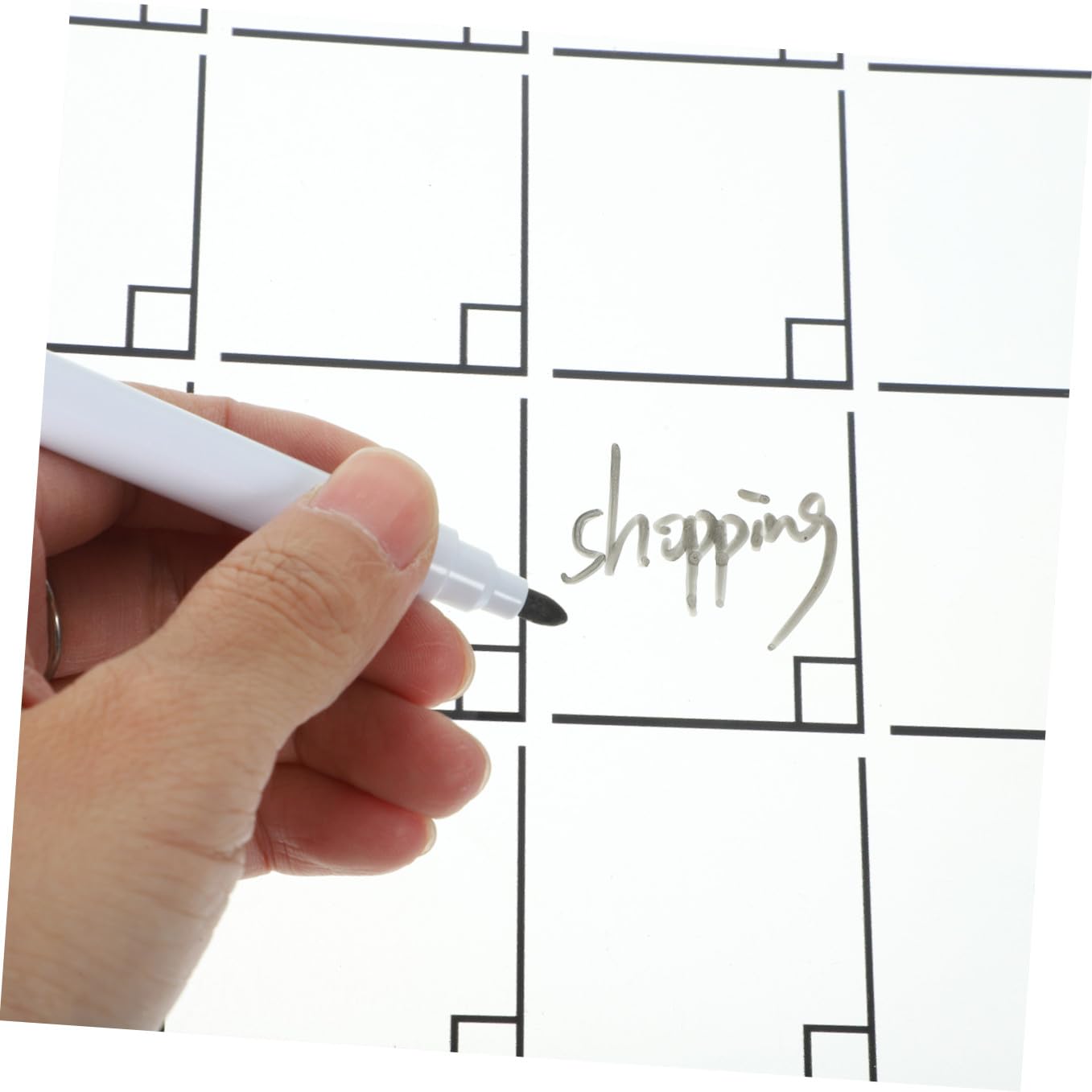 Abwischbare Acryl Nachrichtentafel mit Whiteboard Funktion Transparenter Wochenplaner für Wand und Schreibtisch Inklusive Whiteboard Stift und Pinnnadeln Zufällige Zufällige Farbe