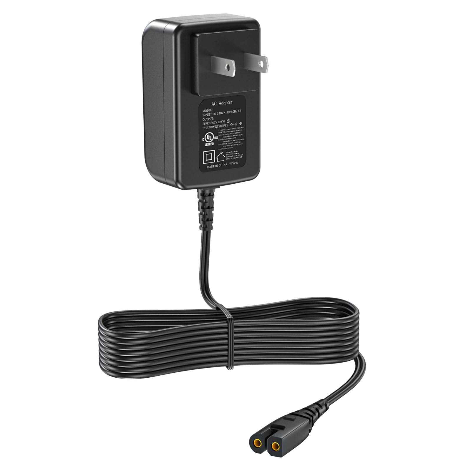 8.4V Pool Cleaner Charger Compatible with Pool Blaster 22151EL Cordless Rechargeable Spa Vacuum Cleaner, Power Cord AC Adapter Plig Fit for 24050GL 26050SL 26051SL 21051DL for Water Tech LC099-2SK