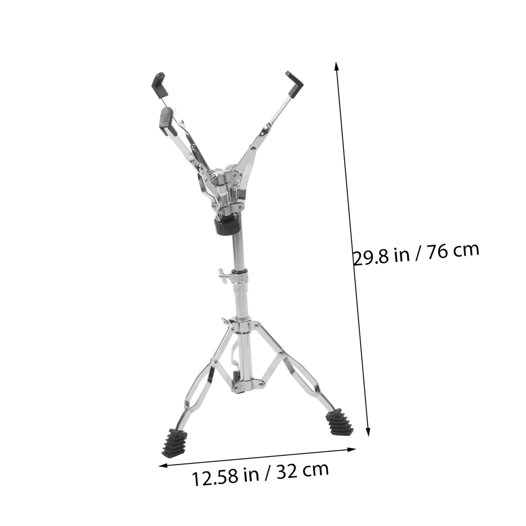 Levemolo Snare Drum Stand Drumstick Holder Portable Metal Rack for Practice Storage