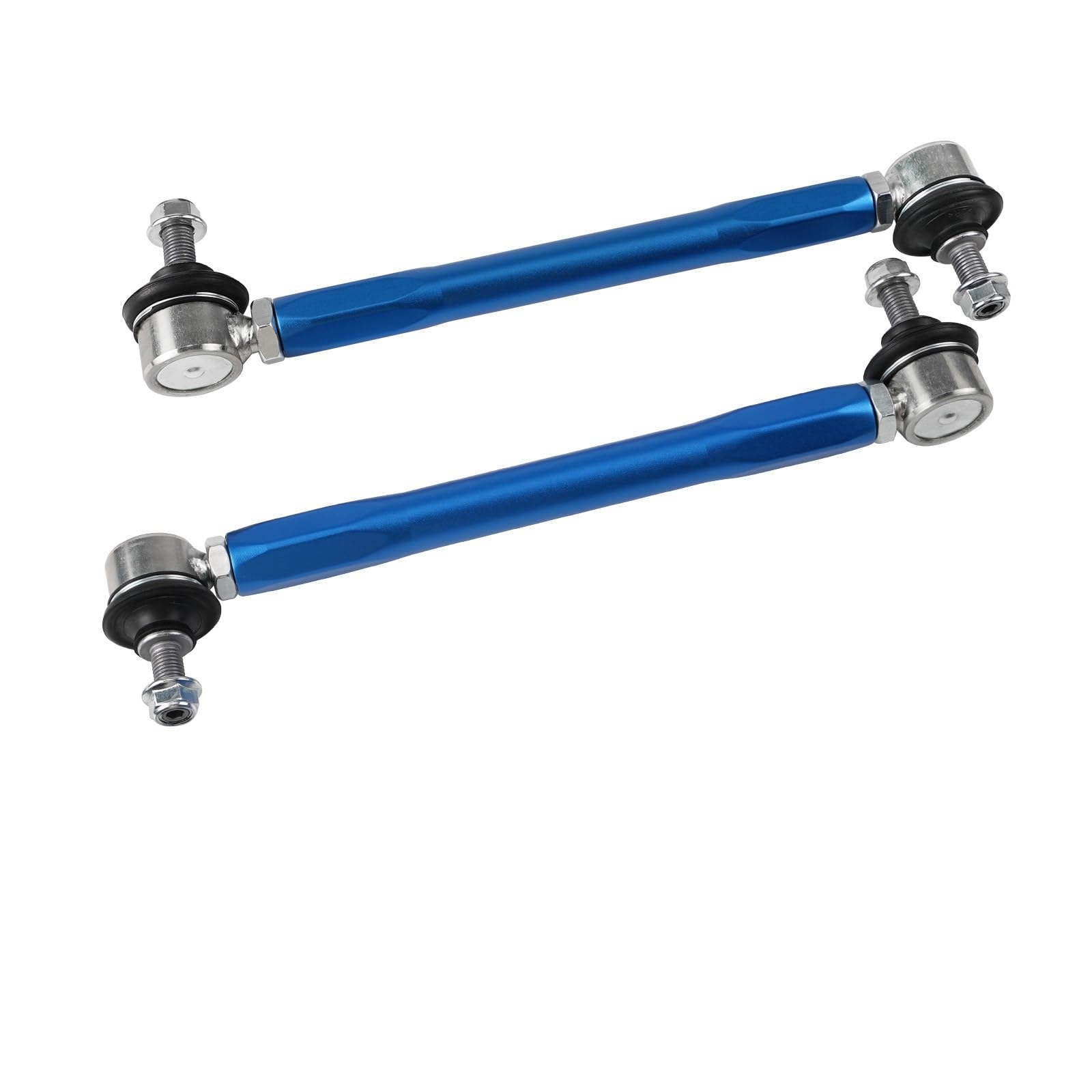 stabilizujące Stabilizator Pasuje do Bmw E90 E87 E92 E93 E91 E82, Z4 E89, X1 E84, 31356765933, 31356765934 Regulowany zestaw końcówek stabilizatora przedniego(Blue)