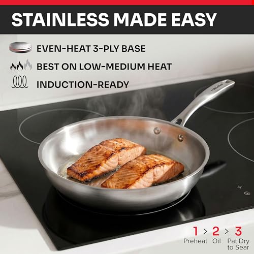 Image of Mueller 17-Piece Stainless Steel Pots and Pans Set - Tri-Ply Ultra-Clad Pro Cookware Set, Induction Ready, Oven Safe, Even-Heat Aluminum Core, Includes Skillets, Saucepans, Dutch Oven, Stockpot