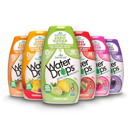 SweetLeaf Stevia Water Drops - Water Enhancer Variety Pack, Sugar Free Stevia Water Flavoring Drops, Lemon Lime, Raspberry Lemonade, and 4 More Refreshing Flavors, 1.62 Oz Ea (Pack of 6)