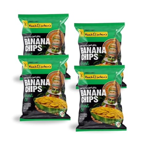 KOZHIKODEN'S Banana Chips | Made in 100% Pure Coconut Oil | 800g ...