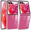 FNTCASE for Motorola Razr Plus 2025/2024 Case: Moto Razr Plus 2025/2024 Case Clear Shockproof Scratch Resistant Phone Cover Thin Foldable TPU Military Grade Hard Drop Protection Rugged Crystal