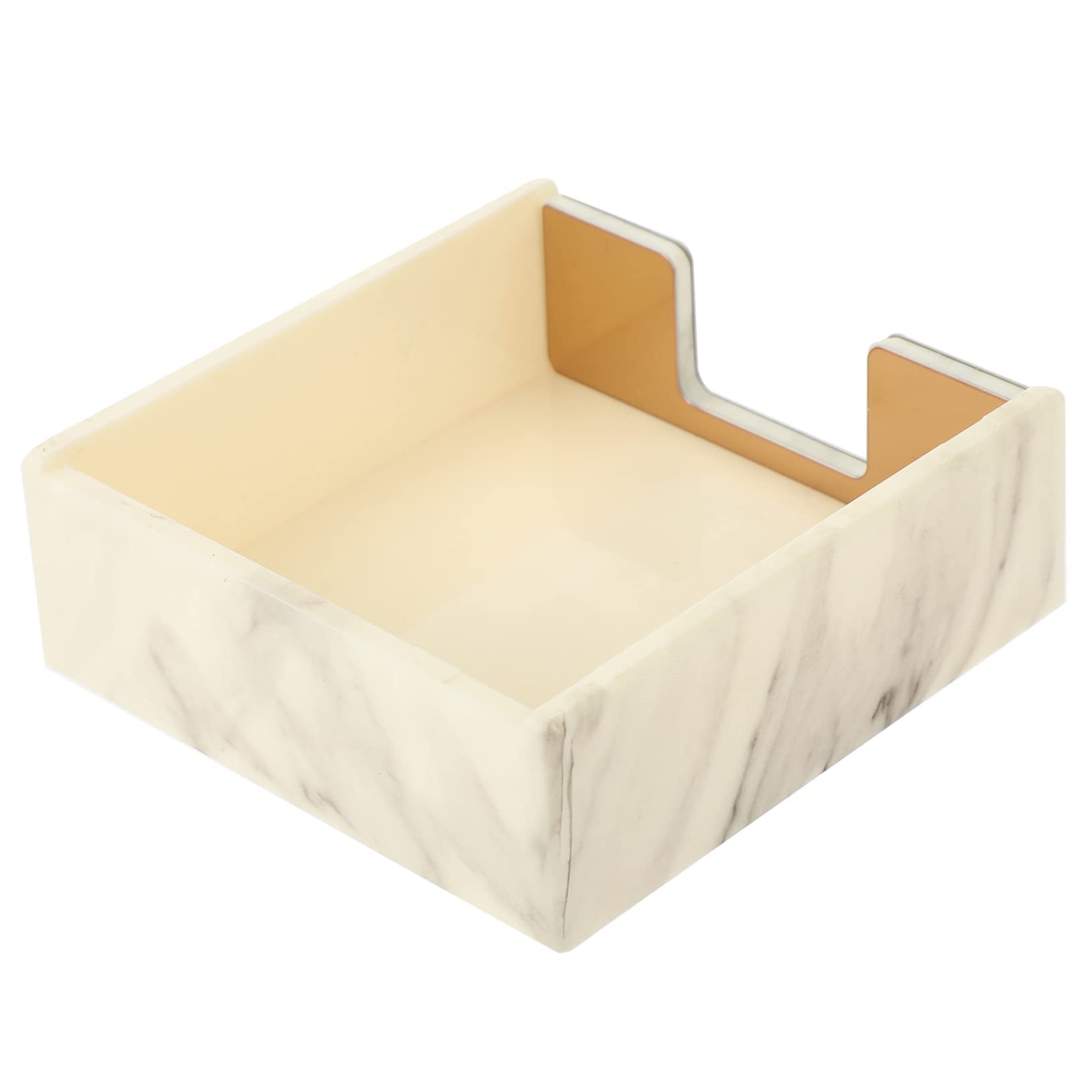 MAGICLULU 3piezas Soporte De Notas De Mármol Dispensador De Papeleos Decorativo Organizador De Escritorio Multifuncional Para Notas Tarjetas De Visita y Material De Oficina