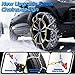 BasaltAuto Auto Tightening Snow Chains Tire Chains Quick Easy Installation HKN110 Set of 2 for Cars SUV Pickup Trucks RV 195 205 215 225 235 245 Winter Emergency Tire Traction for Snow Ice
