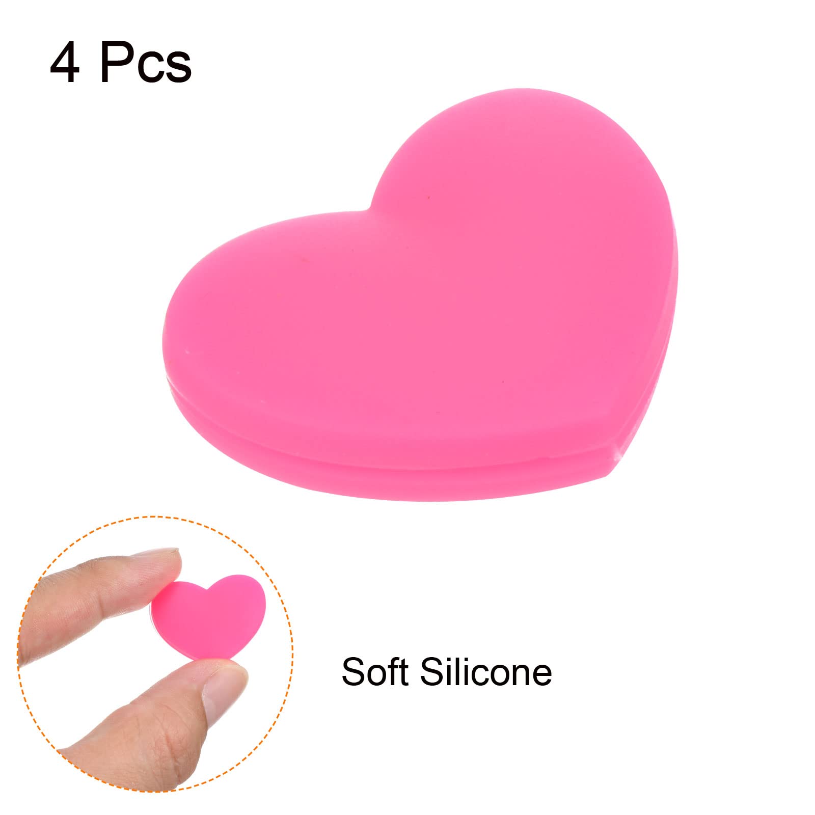 Amortisseurs Vibration Tennis PATIKIL - Silicone Cœur - Lot De 4 - Réduction Chocs Raquette